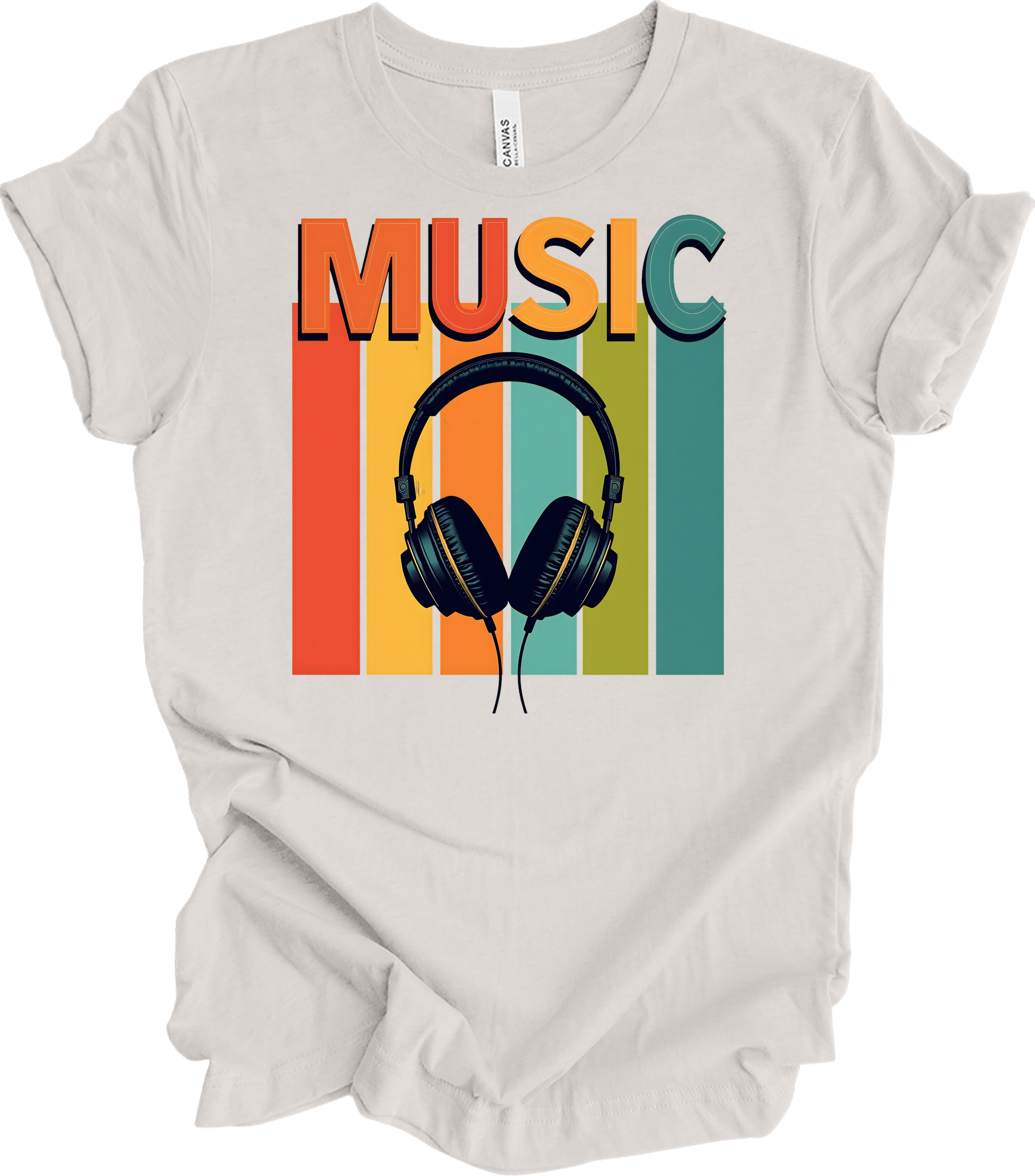 Electronic Music Lover T-Shirt in Vintage White