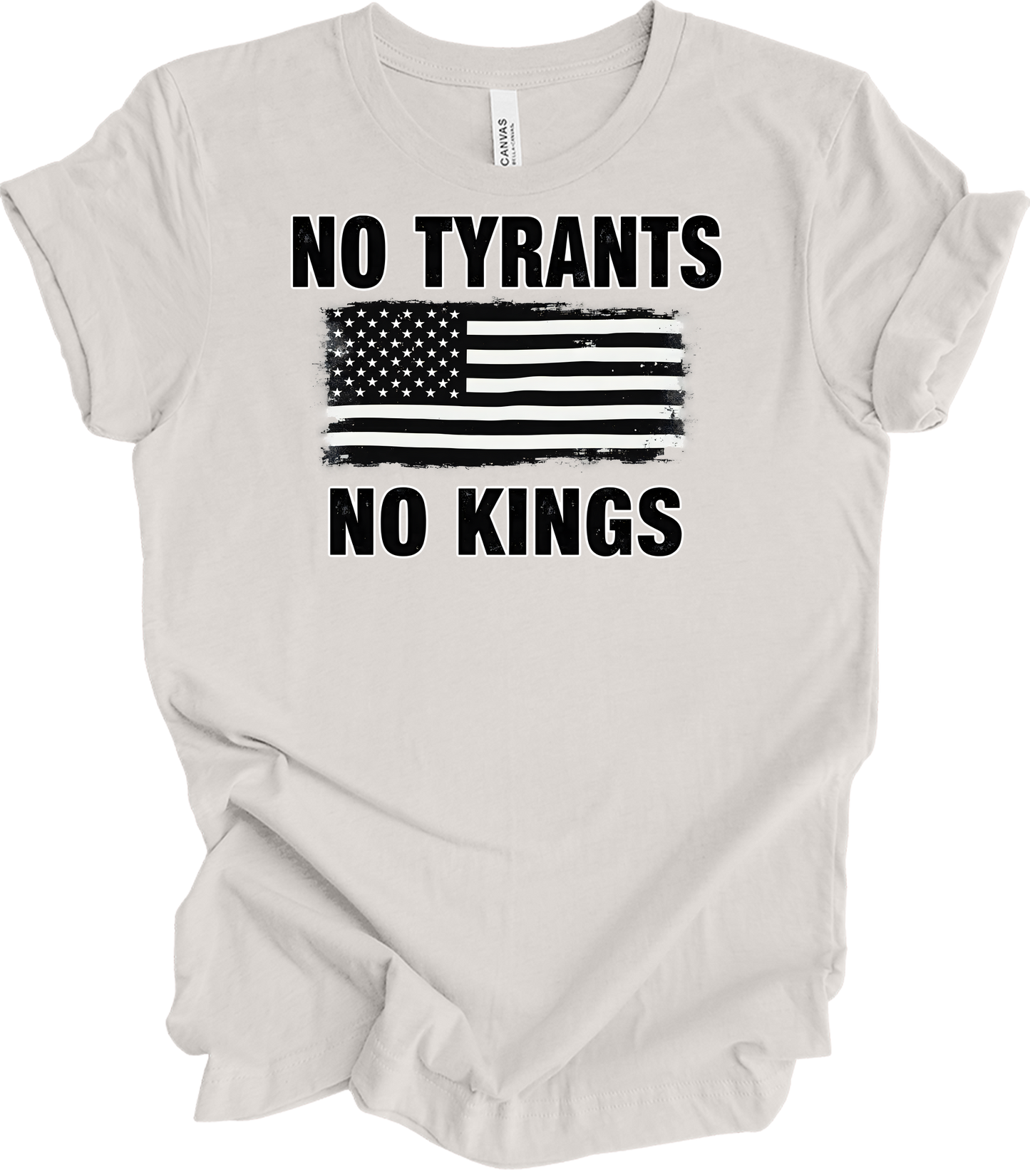 No Tyrants No Kings T-Shirt in Vintage White