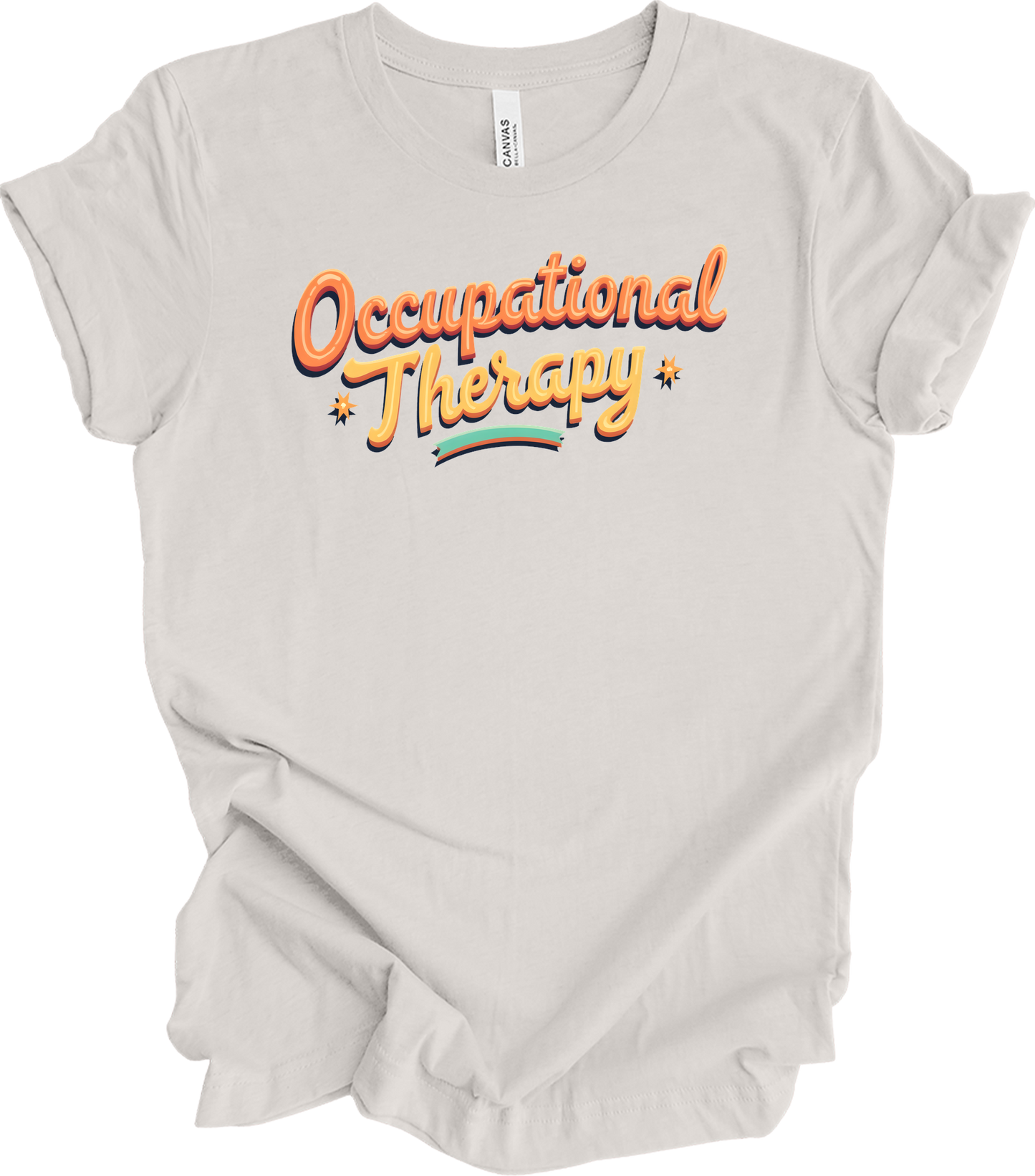 Retro Occupational Therapy T-Shirt in Vintage White