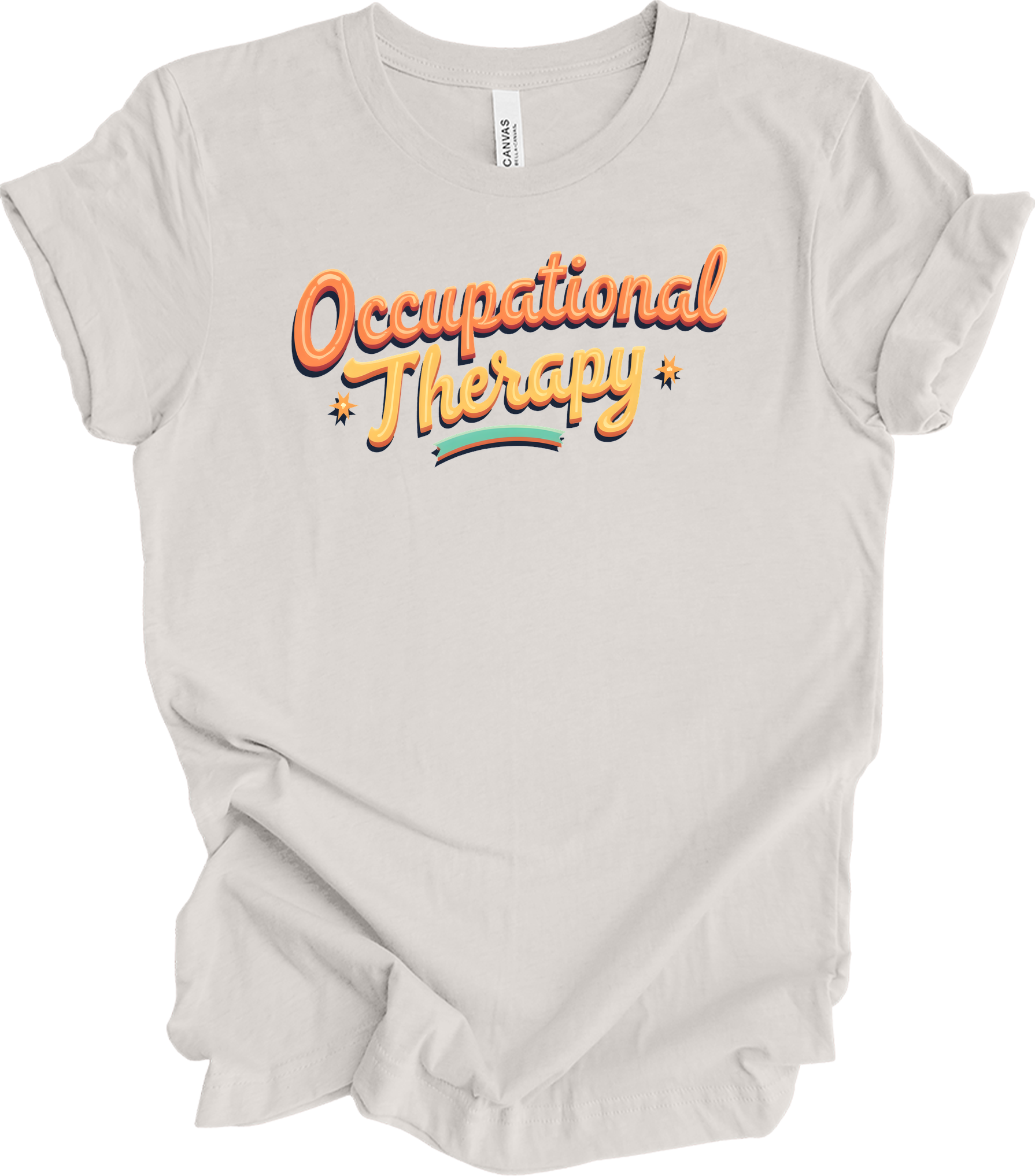 Retro Occupational Therapy T-Shirt in Vintage White