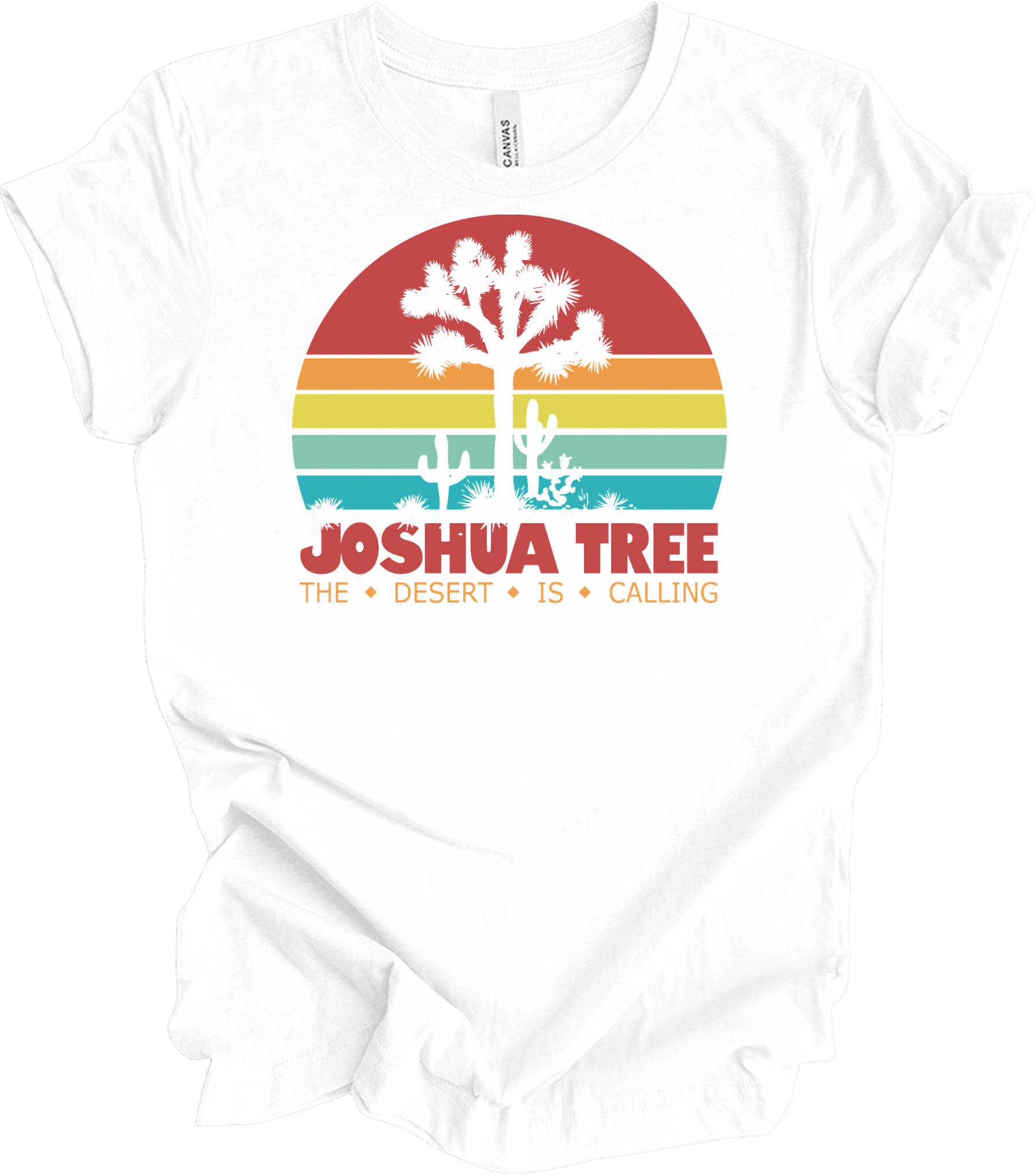 Joshua Tree Vintage T-Shirt in White
