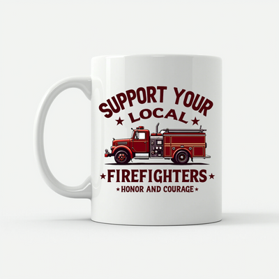 Support Local Firefighters Mug
